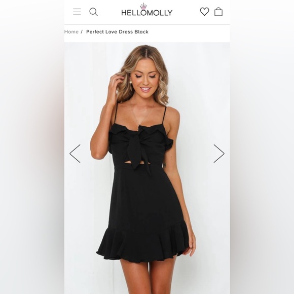 Hello Molly PERFECT LOVE DRESS BLACK - Picture 3 of 3